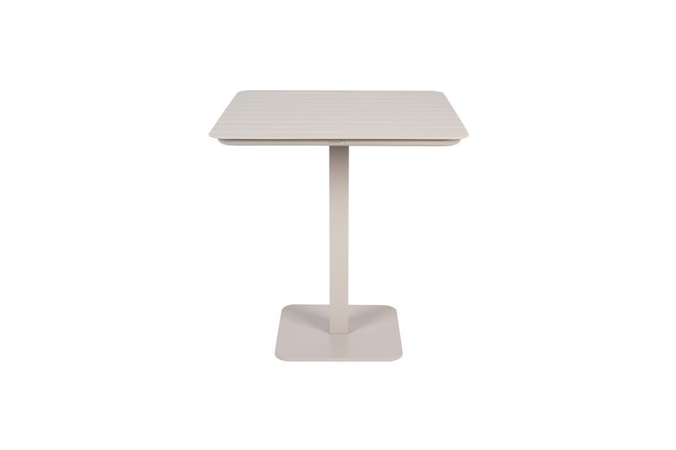 White aluminium bistro table Vondel Zuiver