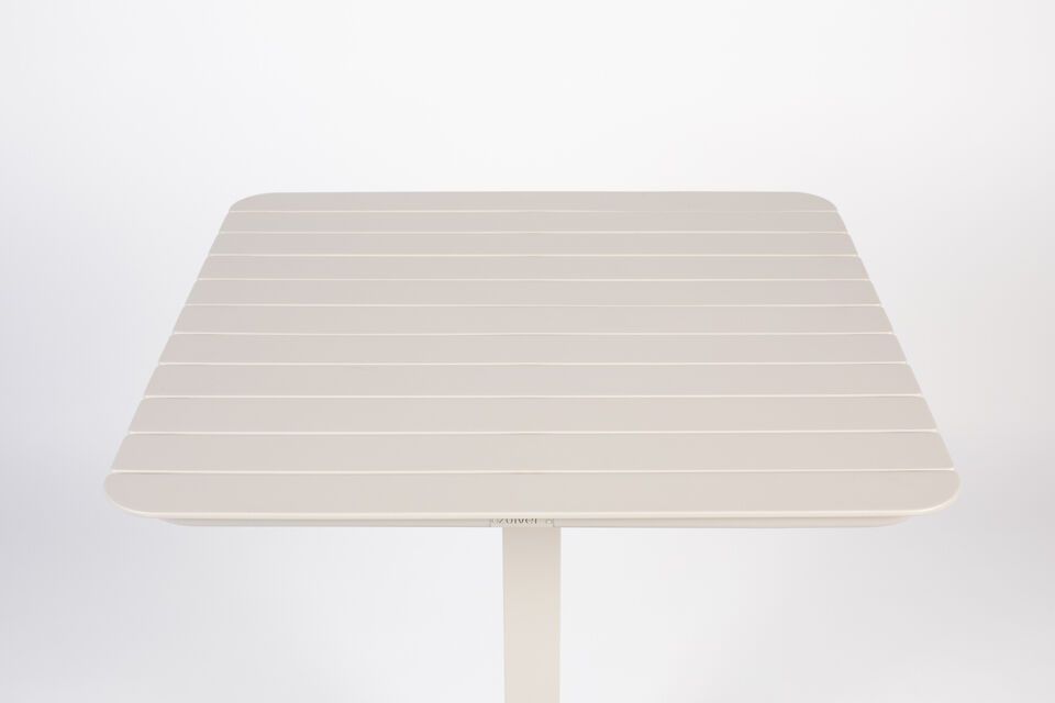 White aluminium bistro table Vondel - 3