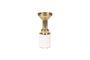 Miniature White aluminium candle holder Glam Clipped