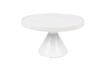 Miniature White aluminium coffee table Floss 1