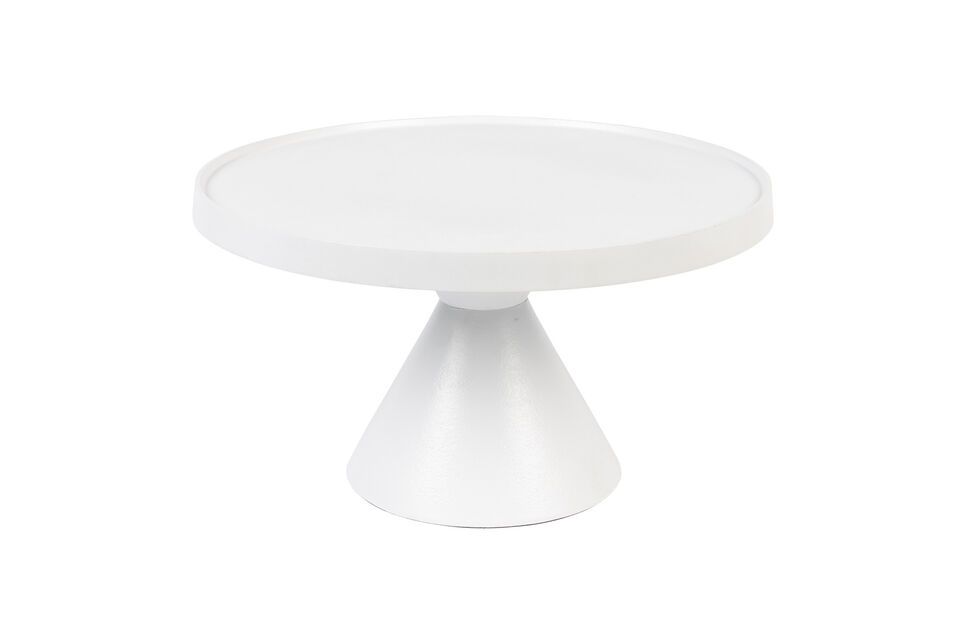 White aluminium coffee table Floss Zuiver