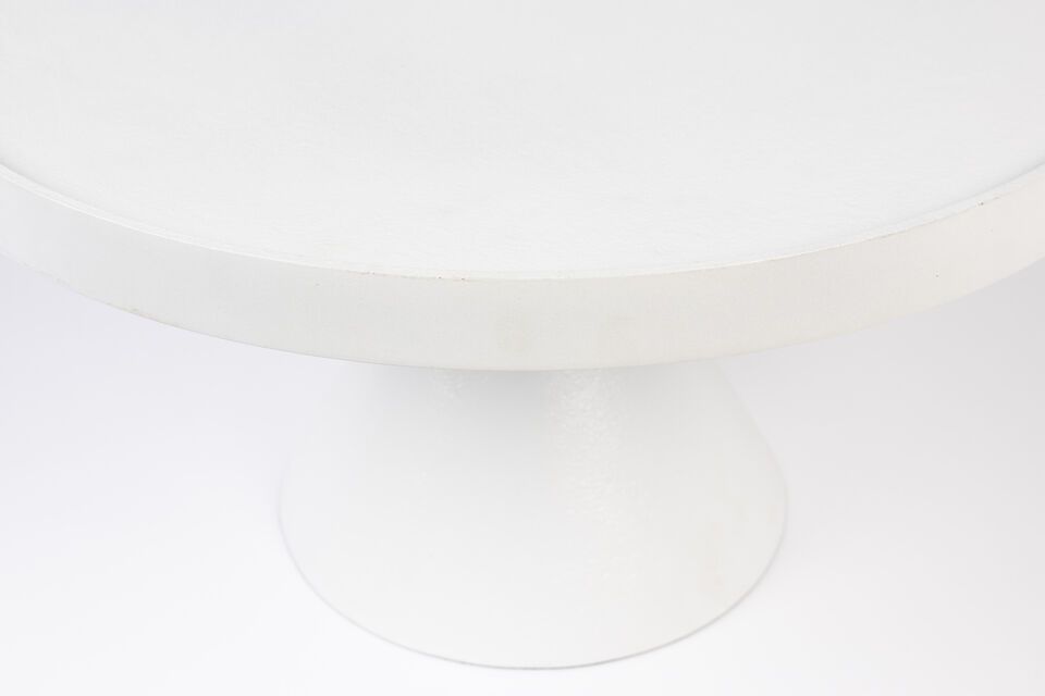 White aluminium coffee table Floss - 4