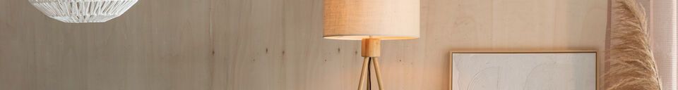 Material Details White bamboo floor lamp Fan