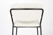 Miniature White bouclé counter chair Jolien 9