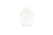 Miniature White ceramic vase 28 cm Bassin 1