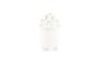 Miniature White ceramic vase 36 cm Bassin Clipped