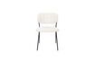 Miniature White curly fabric chair Jolien 3