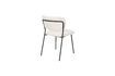 Miniature White curly fabric chair Jolien 5