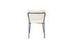 Miniature White curly fabric chair Jolien 6