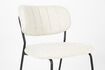 Miniature White curly fabric chair Jolien 7