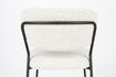 Miniature White curly fabric chair Jolien 9