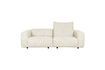 Miniature White fabric 3-seater sofa Wings 3