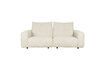 Miniature White fabric 3-seater sofa Wings 4