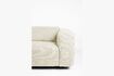 Miniature White fabric 3-seater sofa Wings 5