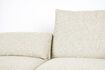 Miniature White fabric 3-seater sofa Wings 6