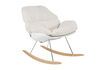 Miniature White fabric armchair Rocky 1