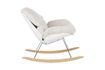 Miniature White fabric armchair Rocky 5