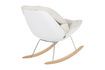 Miniature White fabric armchair Rocky 6