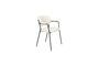 Miniature White fabric chair Jolien Clipped