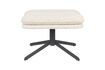 Miniature White fabric footrest Tyler 1