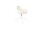 Miniature White fabric office chair Albert Kuip Clipped