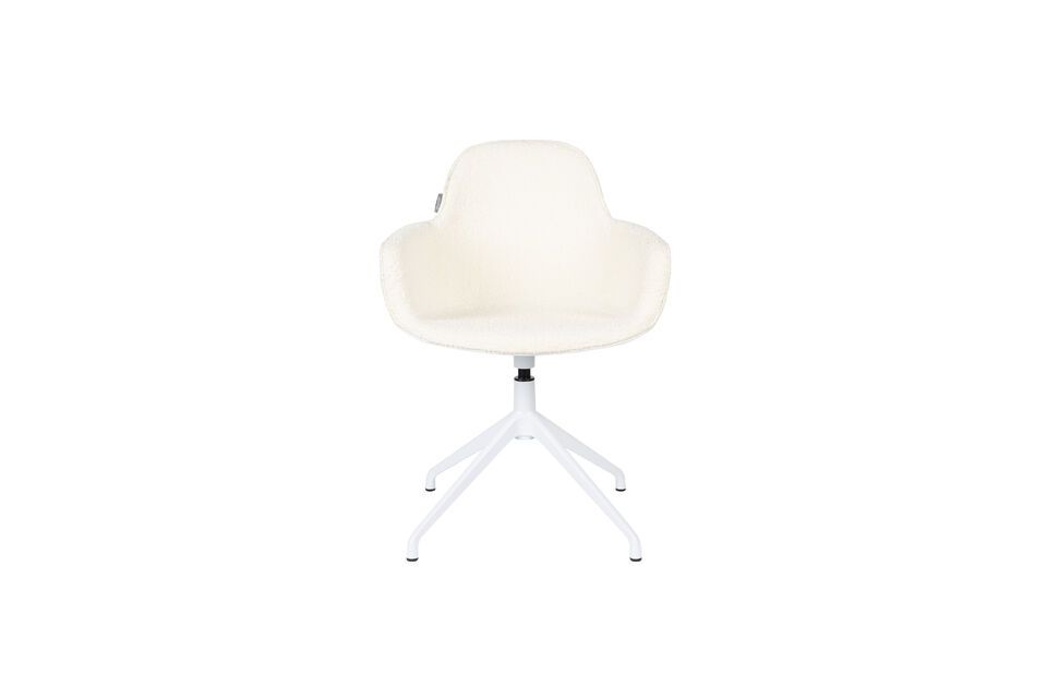 White fabric office chair Albert Kuip - 4