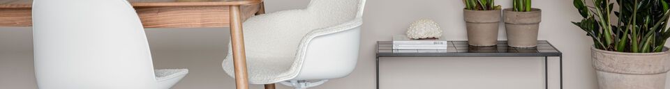 Material Details White fabric office chair Albert Kuip