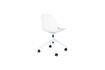 Miniature White fabric office chair with wheels Albert Kuip 5