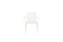 Miniature White garden armchair Vondel Clipped