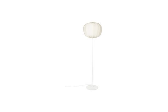 White iron floor lamp Shem Clipped