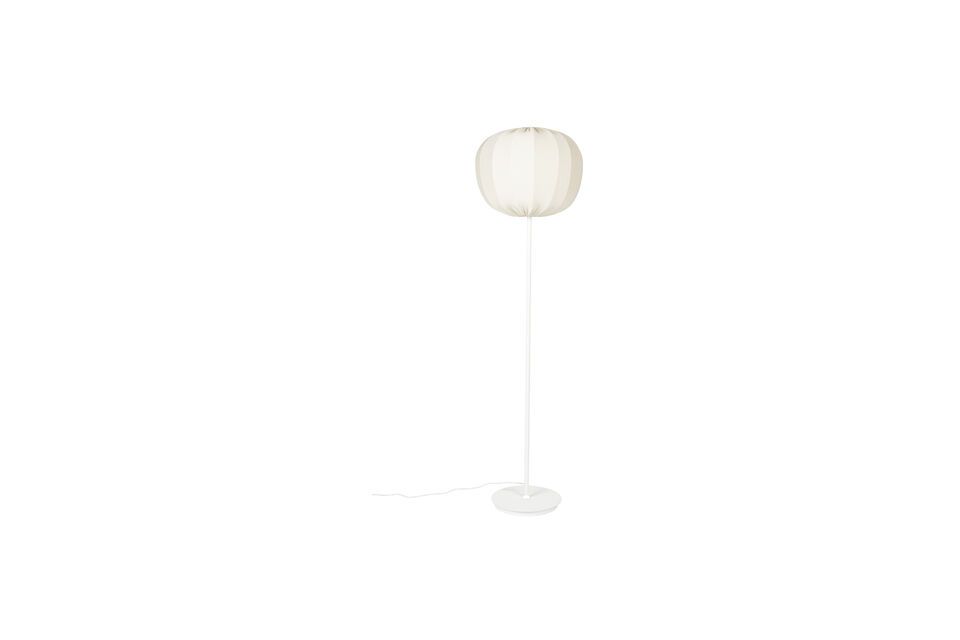 White iron floor lamp Shem - 1