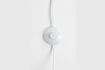 Miniature White iron floor lamp Shem 8