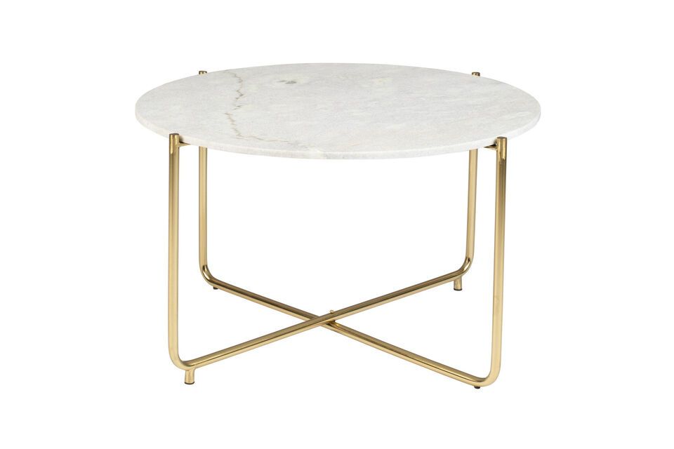 White marble coffee table Timpa White Label