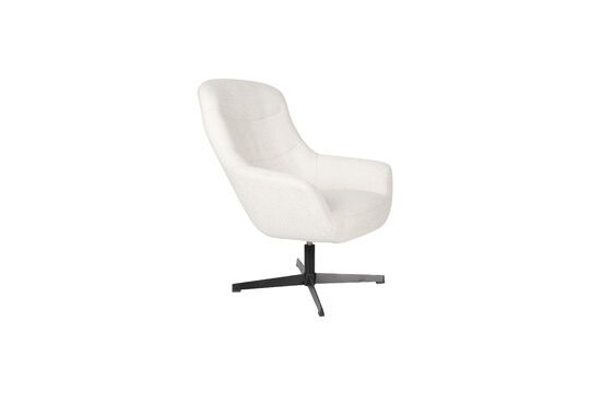 White plastic armchair Yuki Clipped