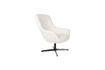 Miniature White plastic armchair Yuki 1