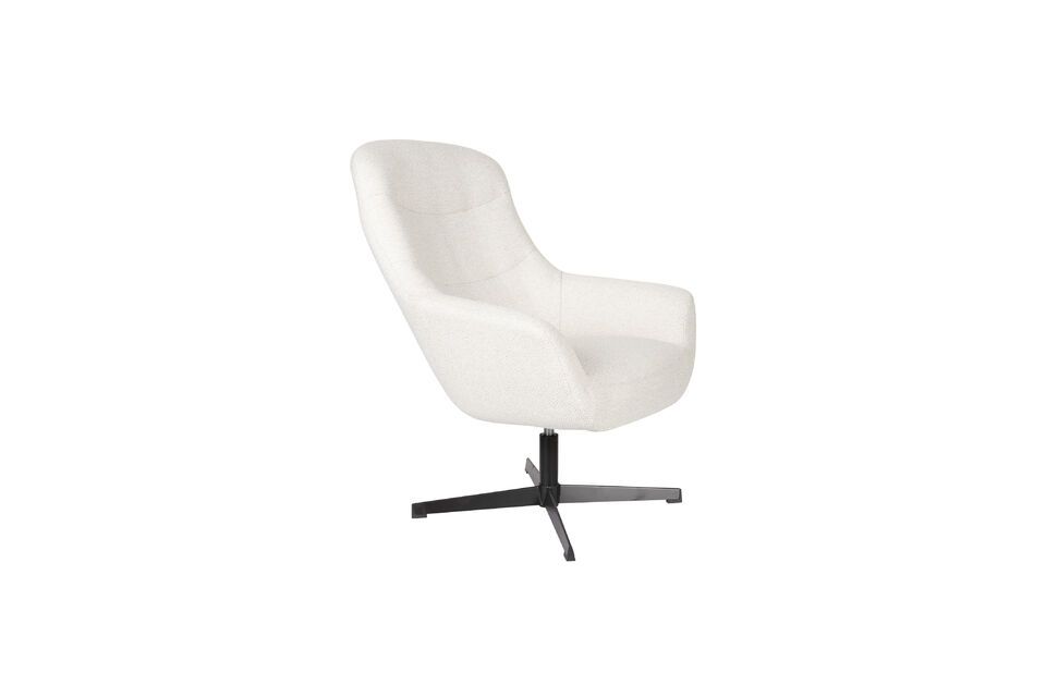 White plastic armchair Yuki White Label