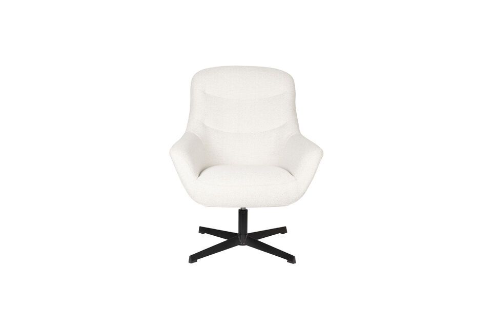 White plastic armchair Yuki - 2