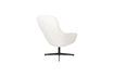 Miniature White plastic armchair Yuki 6