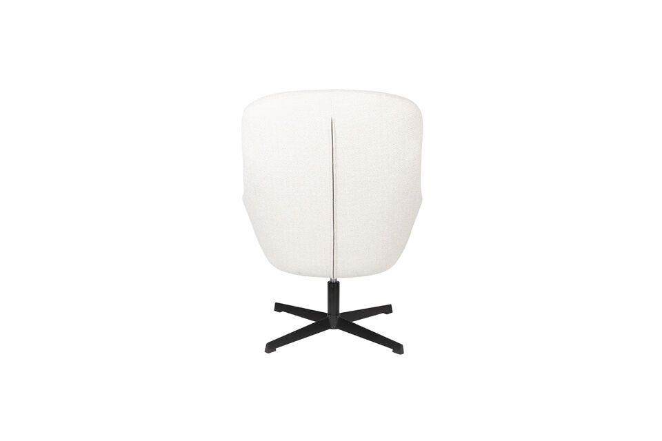 White plastic armchair Yuki - 5