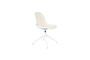 Miniature White plastic office chair Albert Kuip Clipped