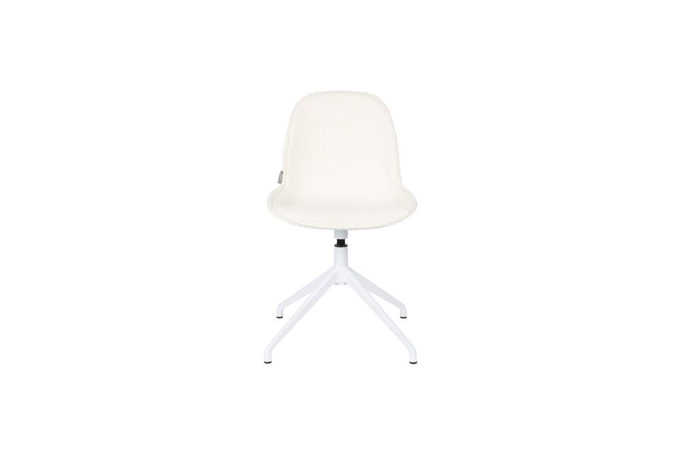 White plastic office chair Albert Kuip - 8