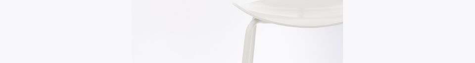 Material Details White recycled plastic chair The Ocean