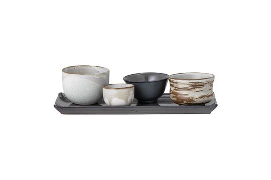 White stoneware Sushi set Masami