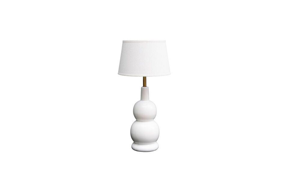 Opt for elegance and functionality with this modern lamp.