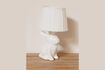 Miniature White stoneware table lamp White 1