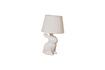 Miniature White stoneware table lamp White 5