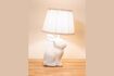 Miniature White stoneware table lamp White 4