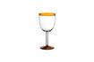 Miniature Wine glass in amber glass Tarifa 1