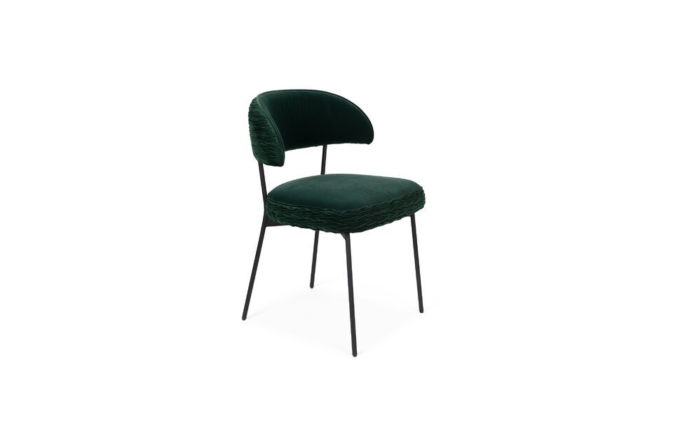 Winner dark green velvet armchair Bold Monkey