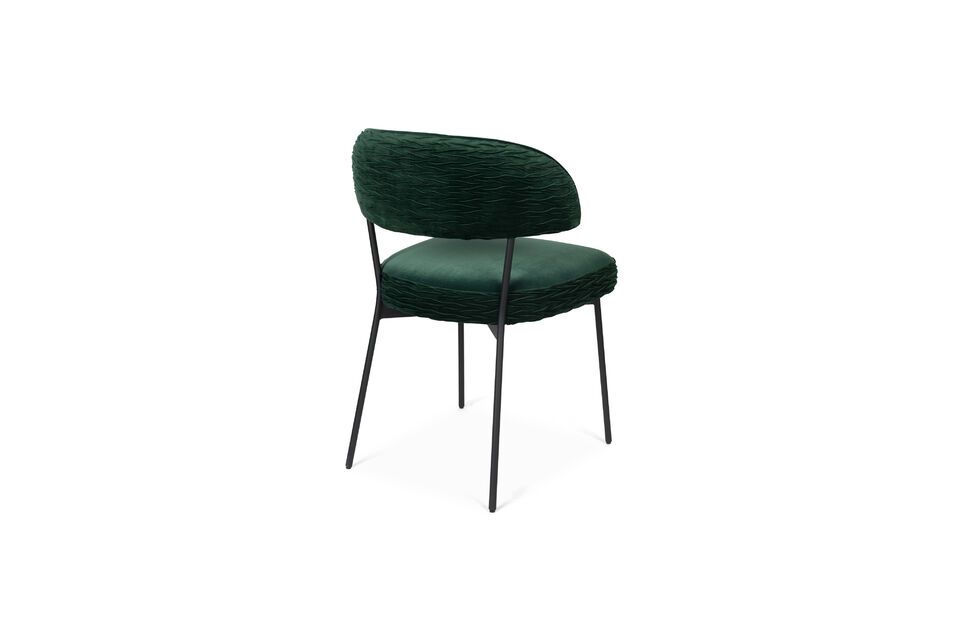 Winner dark green velvet armchair - 4